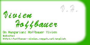 vivien hoffbauer business card